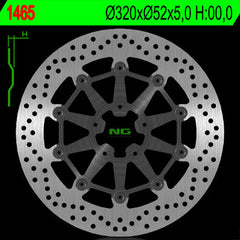 NG BRAKES NG1465 Front Brake Disc – HUSQVARNA SVARTPILEN 701 Aluminium Wheels