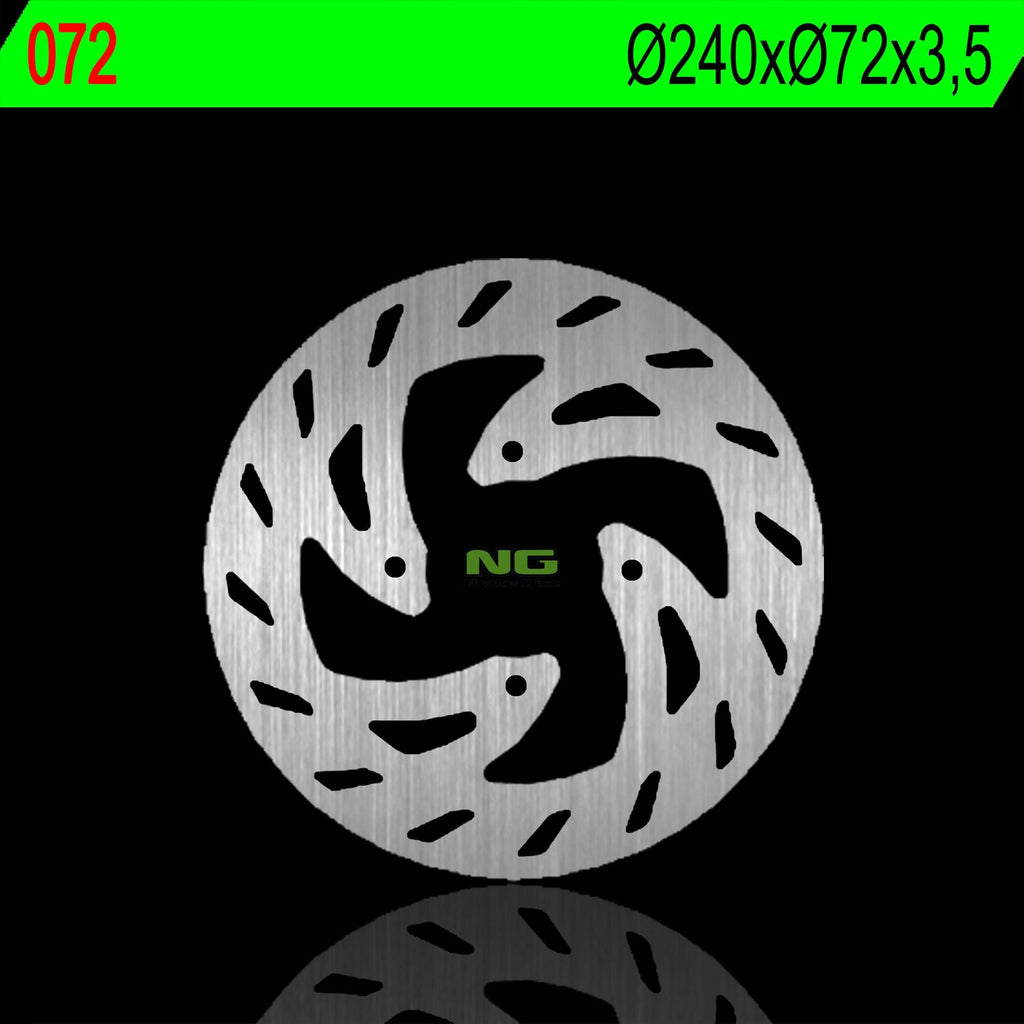 NG BRAKES NG072 brake disc