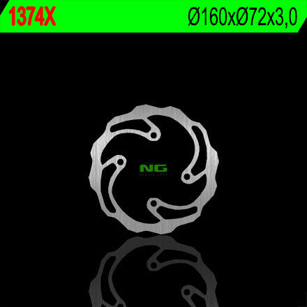 NG BRAKES NG1374X brake disc