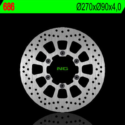 NG BRAKES NG686 brake disc