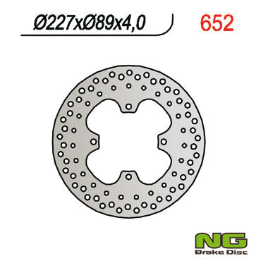 NG BRAKES NG652 brake disc