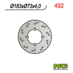 NG BRAKES NG492 Front Brake Disc – POLARIS SCRAMBLER 2X4