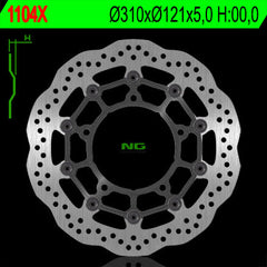 NG BRAKES NG1104X Front Brake Disc – SUZUKI B-KING / B-KING ABS
