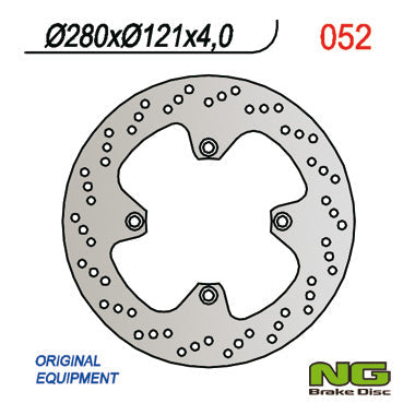 NG BRAKES NG052 brake disc