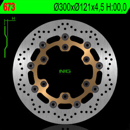 NG BRAKES NG673 brake disc