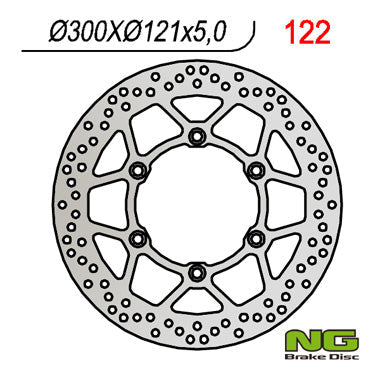 NG BRAKES NG122 brake disc