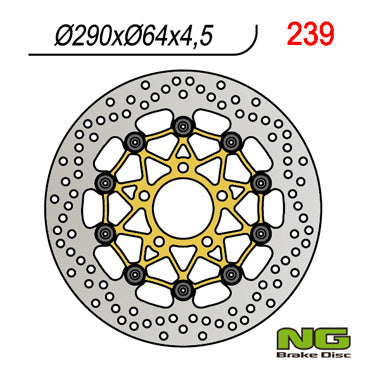 NG BRAKES NG239 brake disc