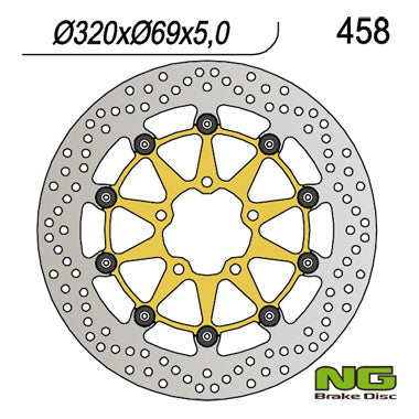 NG BRAKES NG458 brake disc
