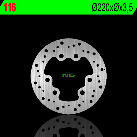 NG BRAKES NG116 brake disc