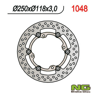 NG BRAKES NG1048 brake disc