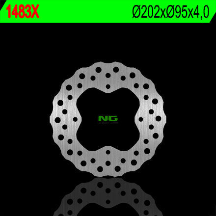 NG BRAKES NG1483X brake disc
