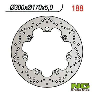 NG BRAKES NG188 brake disc