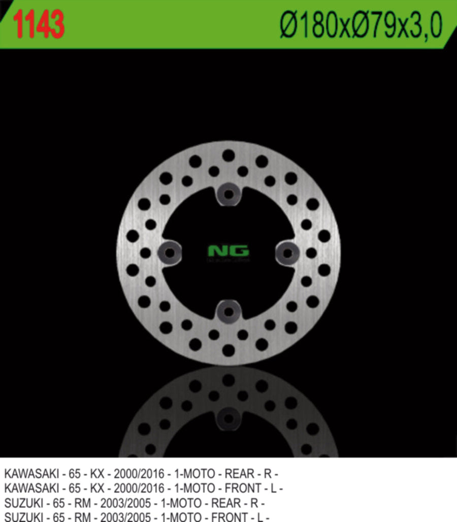 NG BRAKES NG1143 brake disc