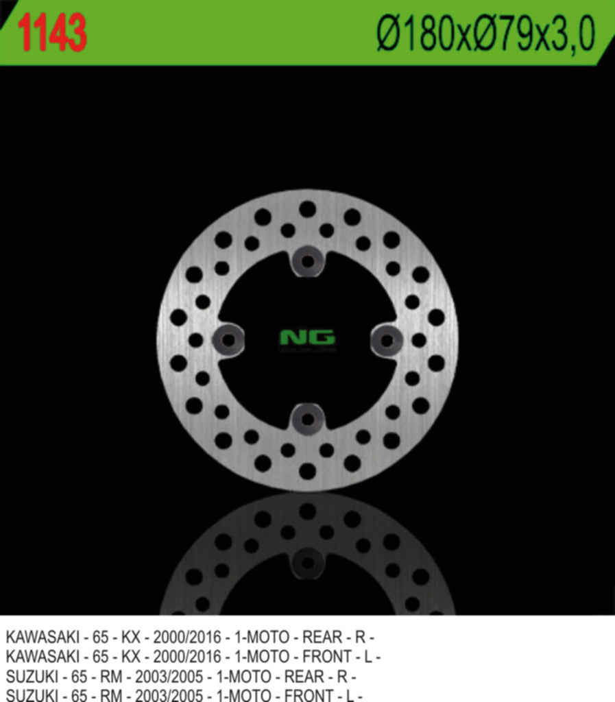 NG BRAKES NG1143 brake disc