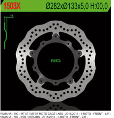 NG BRAKES NG1503X Front Brake Disc – YAMAHA MT-07 / MT-07 ABS