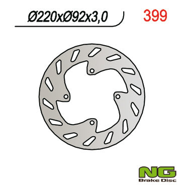 NG BRAKES NG399 brake disc