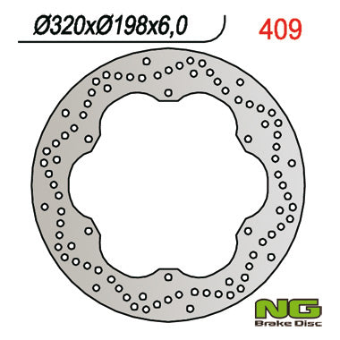 NG BRAKES NG409 brake disc