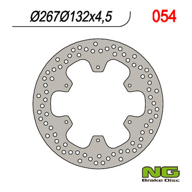 NG BRAKES NG054 brake disc