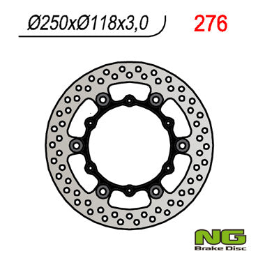 NG BRAKES NG276 brake disc