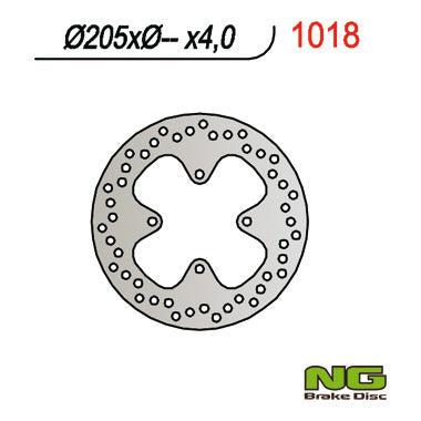 NG BRAKES NG1018 brake disc