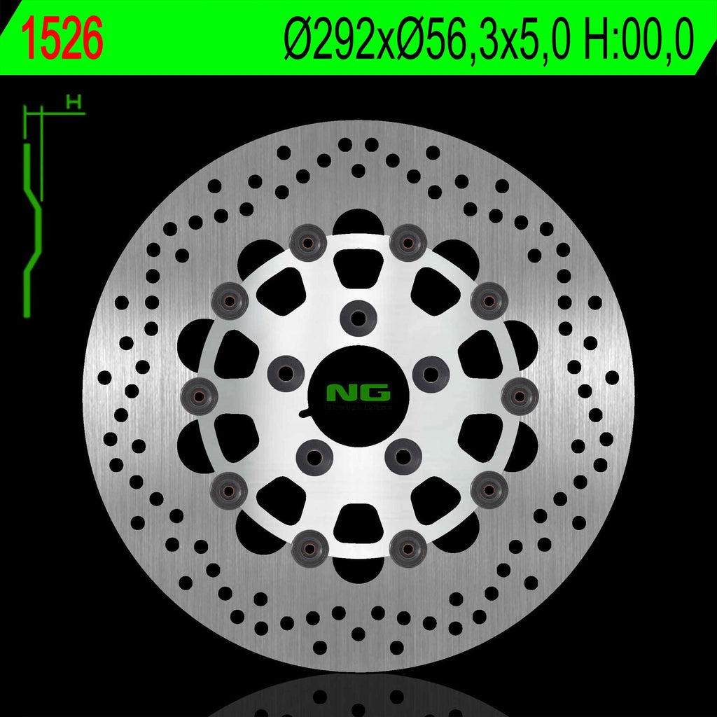 NG BRAKES NG1526 brake disc
