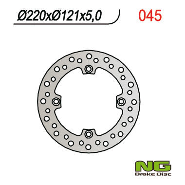 NG BRAKES NG045 brake disc