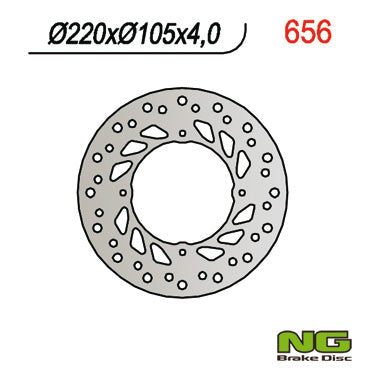 NG BRAKES NG656 brake disc