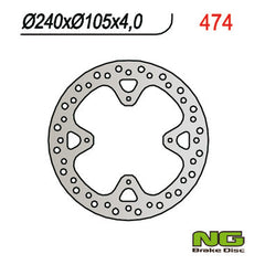 NG BRAKES NG474 Rear Brake Disc – HONDA XR R