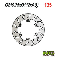 NG BRAKES NG135 Rear Brake Disc – APRILIA RS