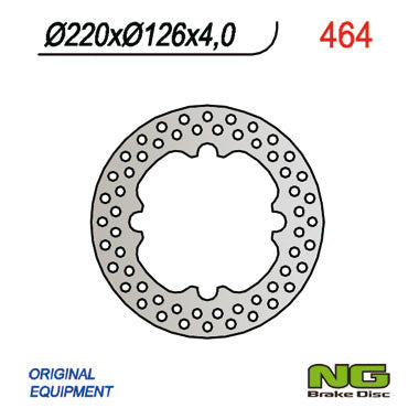 NG BRAKES NG464 brake disc