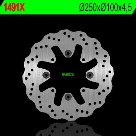 NG BRAKES NG1491X brake disc