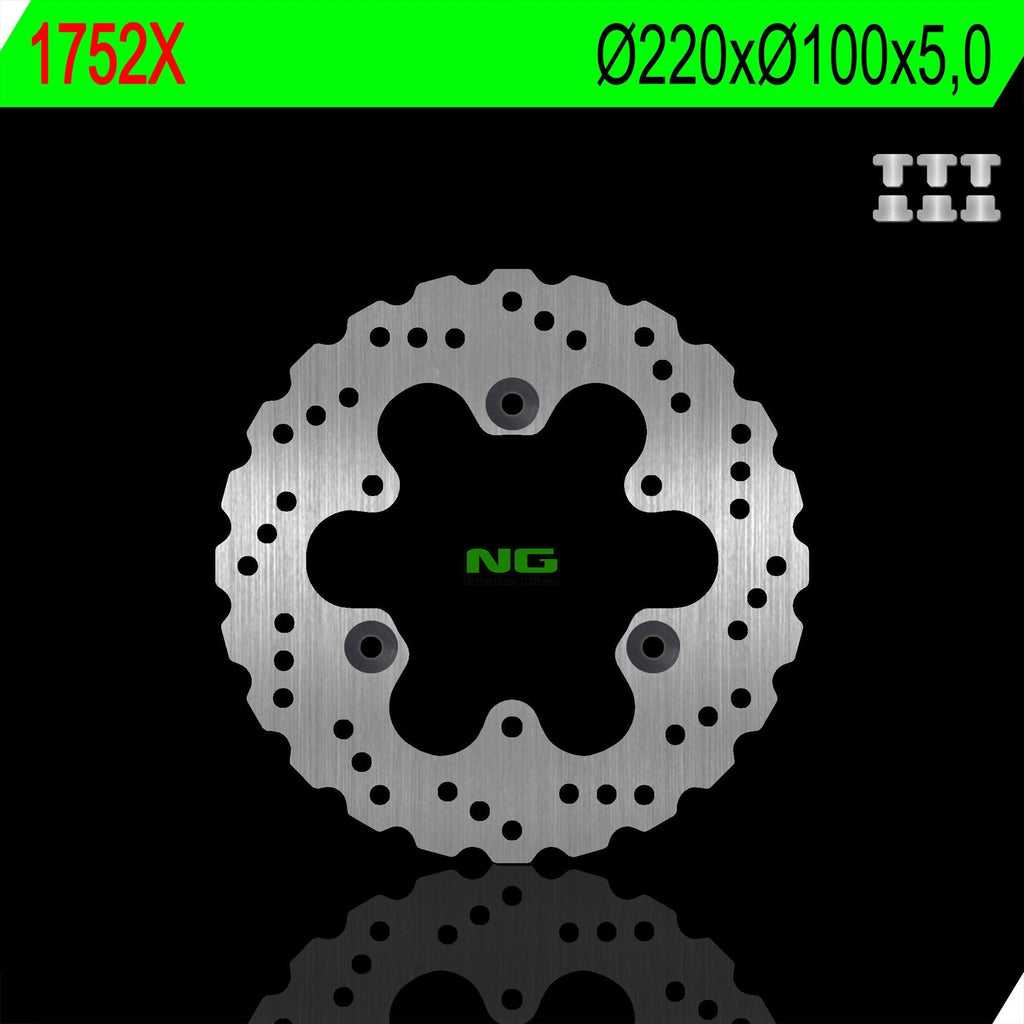 NG BRAKES NG1752X brake disc