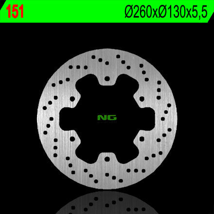 NG BRAKES NG151 brake disc