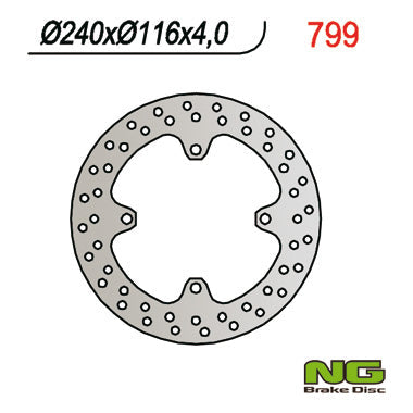 NG BRAKES NG799 brake disc