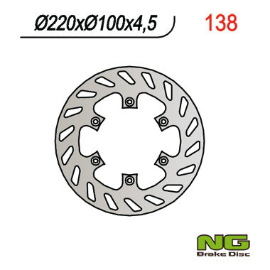 NG BRAKES NG138 brake disc