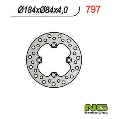 NG BRAKES NG797 brake disc