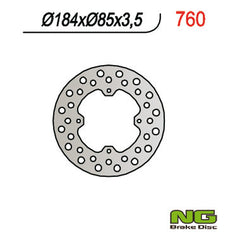 NG BRAKES NG760 Rear Brake Disc – SUZUKI RM