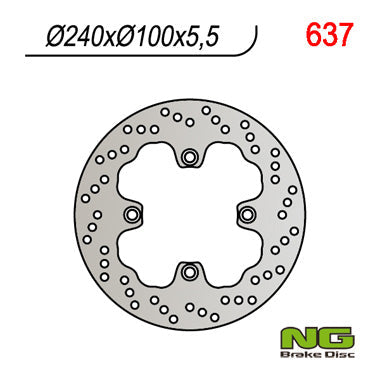 NG BRAKES NG637 brake disc