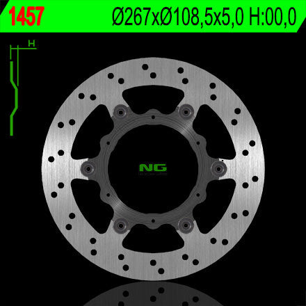 NG BRAKES NG1457 brake disc
