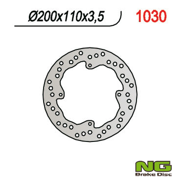 NG BRAKES NG1030 brake disc