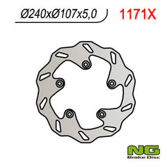 NG BRAKES NG1171X Rear Brake Disc – GAS GAS SM 700 ABS
