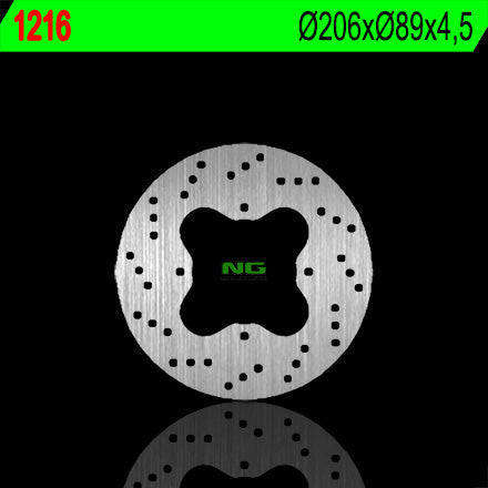 NG BRAKES NG1216 brake disc