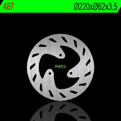 NG BRAKES NG487 Rear Brake Disc – APRILIA RX 125 FACTORY