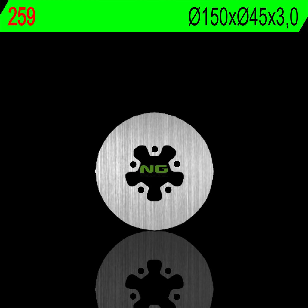 NG BRAKES NG259 brake disc
