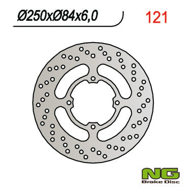 NG BRAKES NG121 brake disc