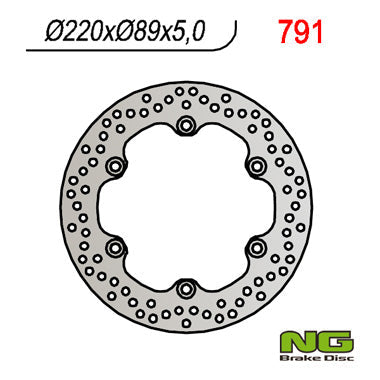NG BRAKES NG791 brake disc