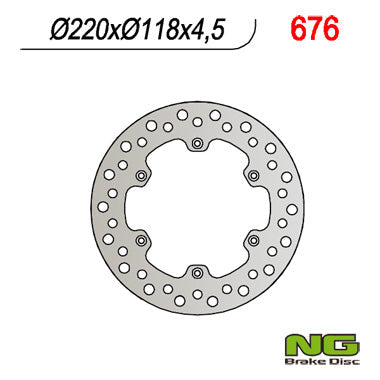 NG BRAKES NG676 brake disc