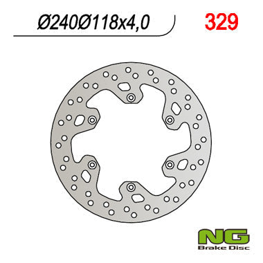 NG BRAKES NG329 brake disc