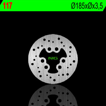 NG BRAKES NG117 brake disc