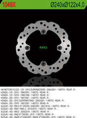 NG BRAKES NG1049X Rear Brake Disc – SUZUKI RM-Z 4T